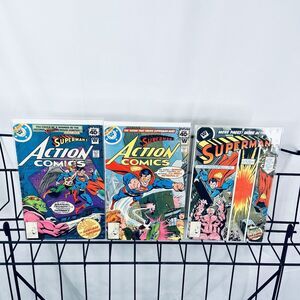 Whitman Variants Superman 329 & Action 490 491 Lot‎ Curt Swan Bronze Age